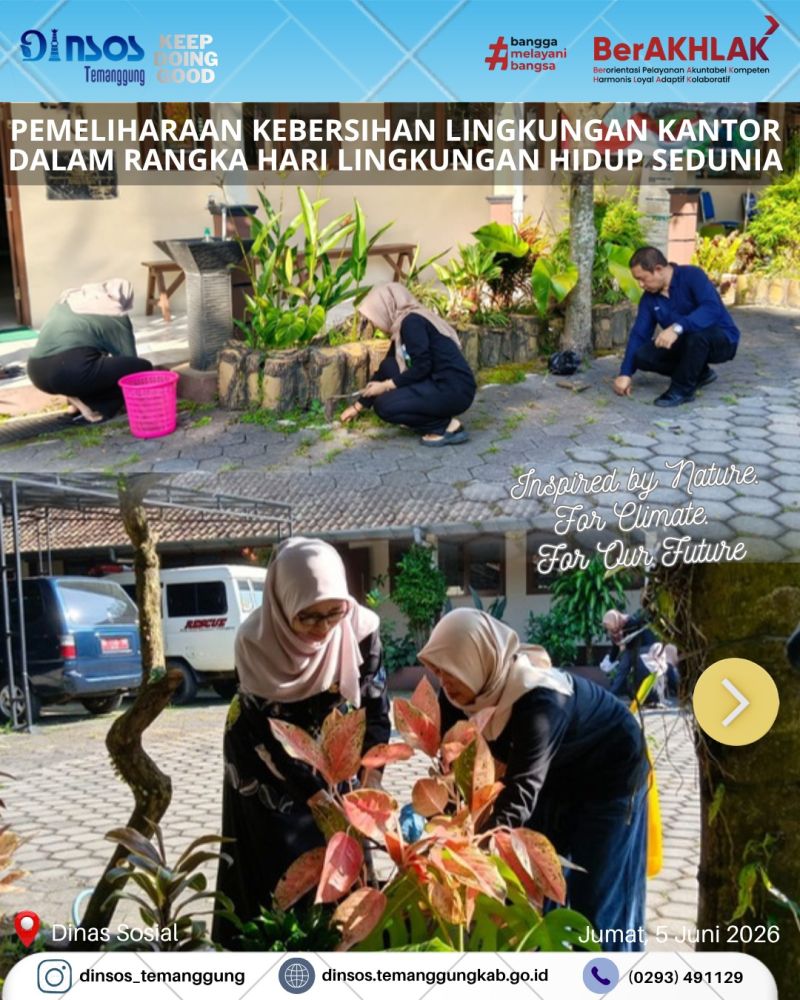 JUMAT BERSIH HARI LINGKUNGAN HIDUP