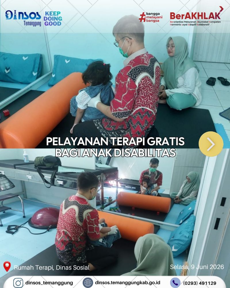 Pelayanan fisioterapi bagi klien anak di Rumah Terapi Tanda Cinta Temanggung