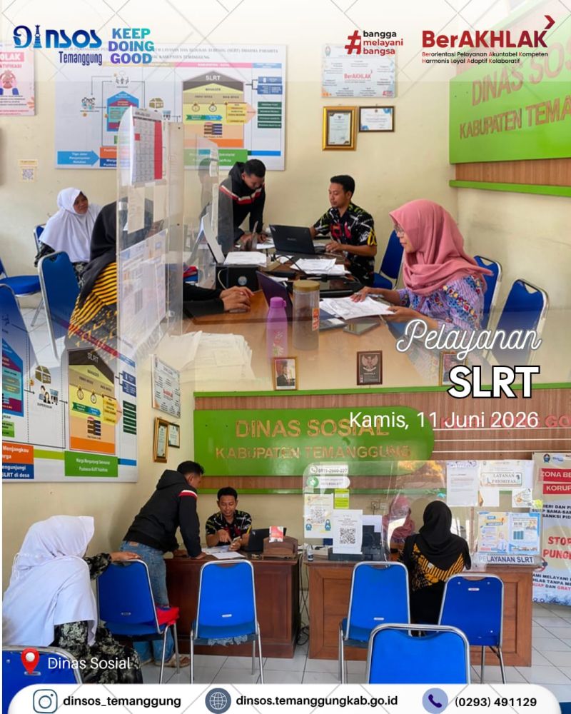 Layanan SLRT Dinas Sosial