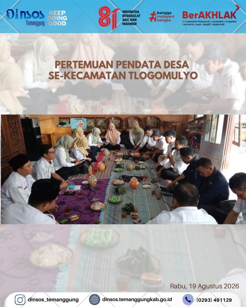 Pertemuan Pendata Desa