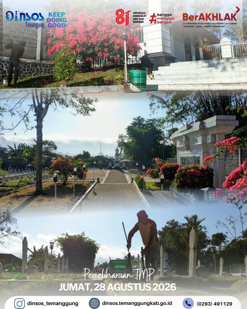 Pembersihan rutin TMP Prayudha Mudal