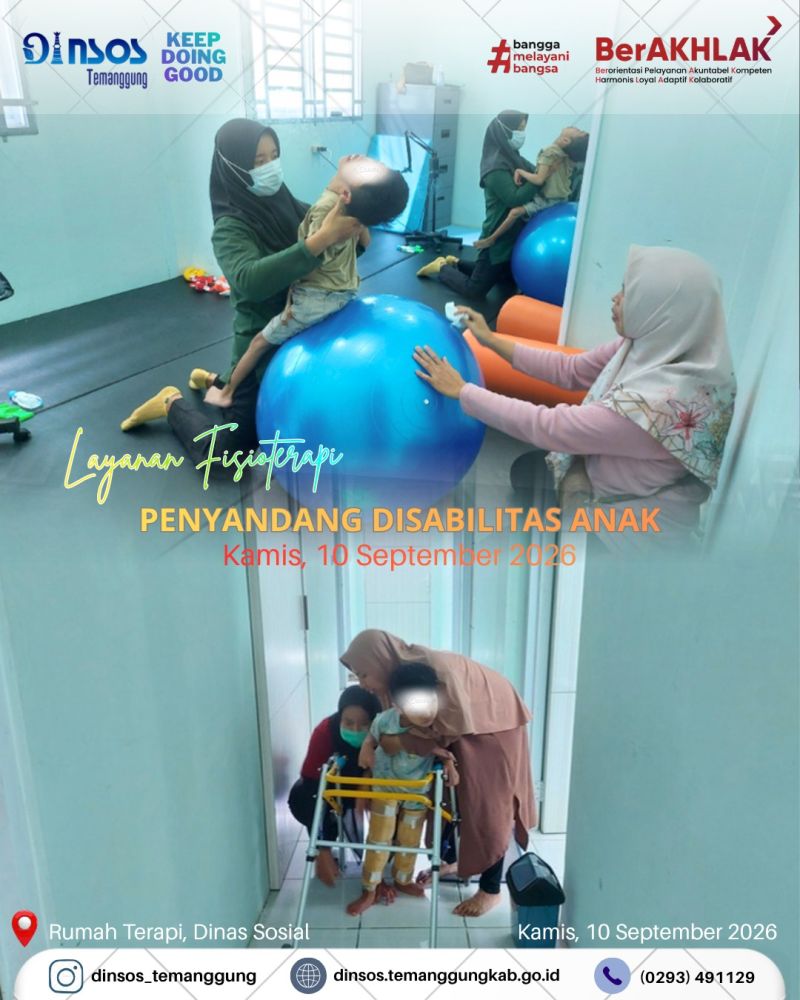 Layanan fisioterapi anak disabilitas di Rumah Terapi