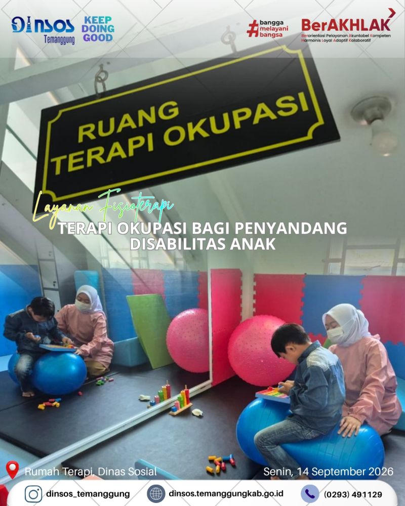 Layanan okupasi bagi anak disabilitas