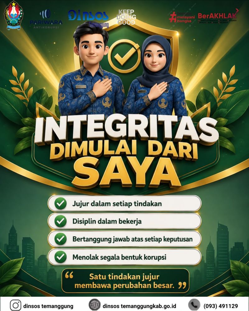 INTEGRITAS DIMULAI DARI SAYA