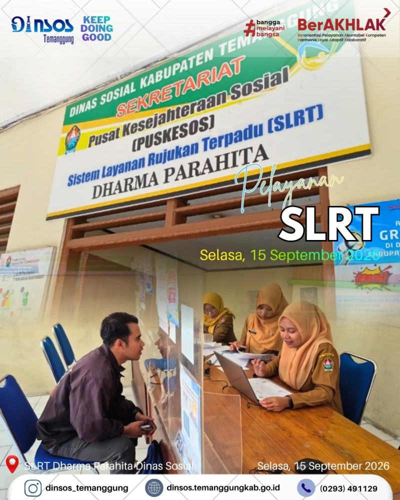 Layanan SLRT Dinas Sosial