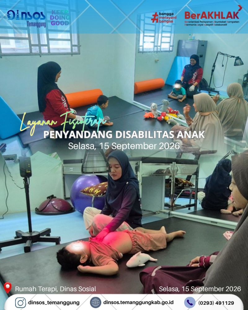 Layanan fisioterapi disabilitas anak di Rumah Terapi Tanda Cinta