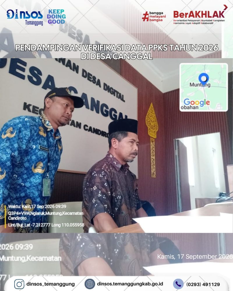 Pendampingan Verifikasi Data