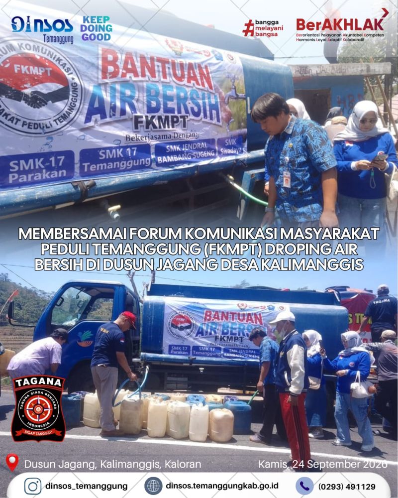 Pendamping Sosial Kecamatan Kaloran membersamai Forum Komunikasi Masyarakat Peduli Temanggung