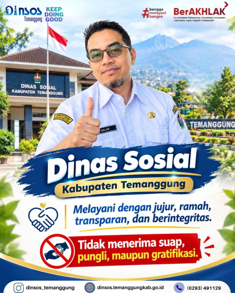 DINSOS MELAYANI DENGAN JUJUR