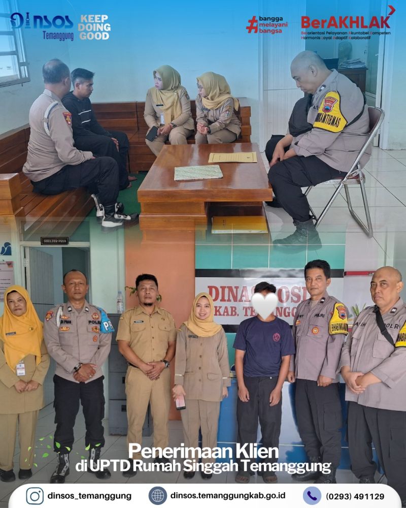 UPTD Rumah Singgah Temanggung menunjukkan komitmennya dalam memberikan pelayanan sosial yang inklusif dan humanis
