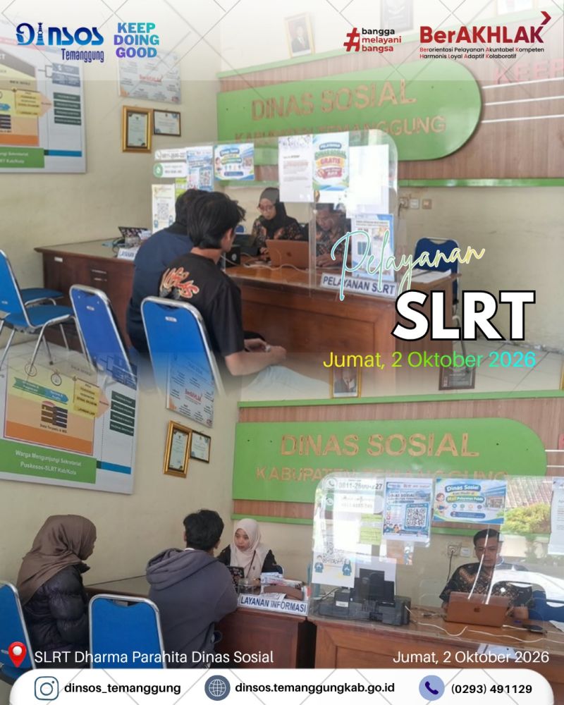 Layanan SLRT Dinas Sosial