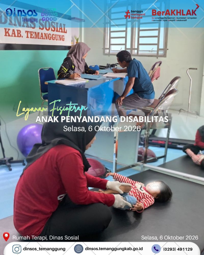 Layanan fisioterapi untuk anak disabilitas di Rumah Terapi
