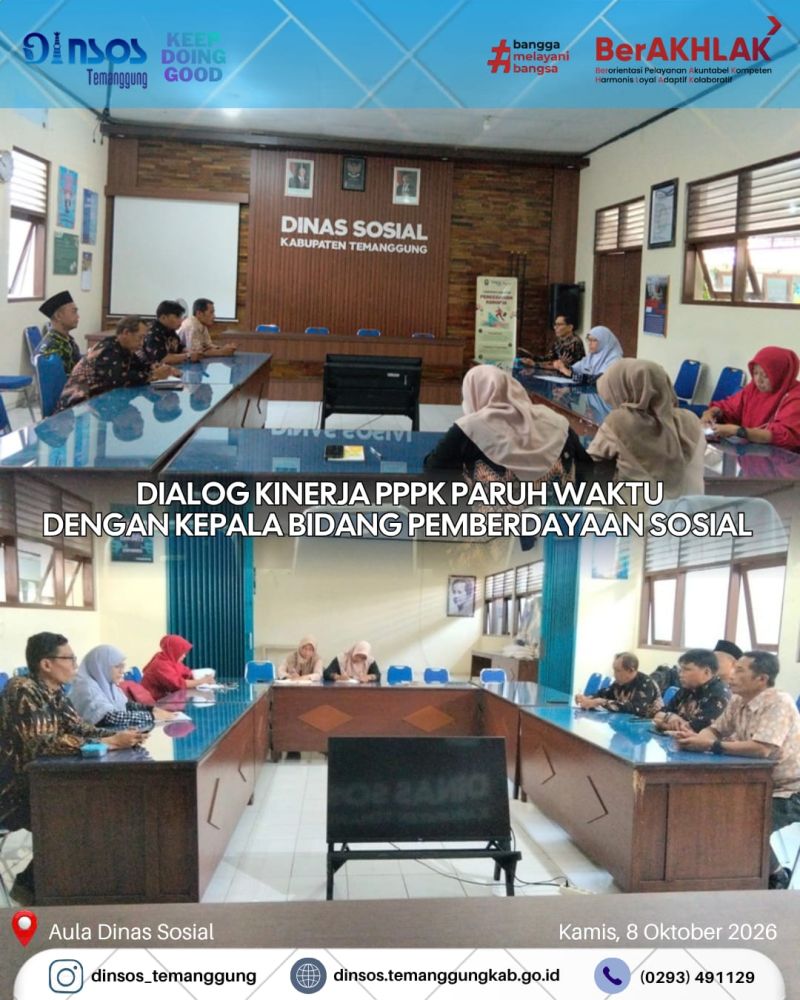 Dialog Kinerja PPPK Paruh Waktu Bidang Pemberdayaan Sosial