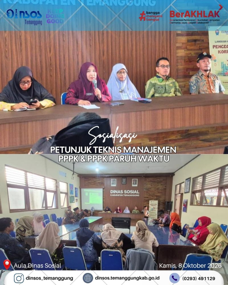 SOSIALISASI MANAJEMEN PPPK DAN PPPK PARUH WAKTU