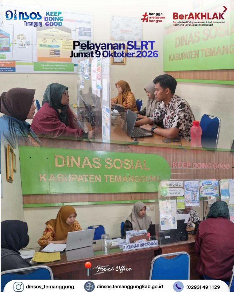 LAYANAN SLRT DINAS SOSIAL KABUPATEN TEMANGGUNG