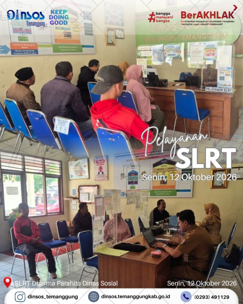 LAYANAN SLRT DINAS SOSIAL KABUPATEN TEMANGGUNG