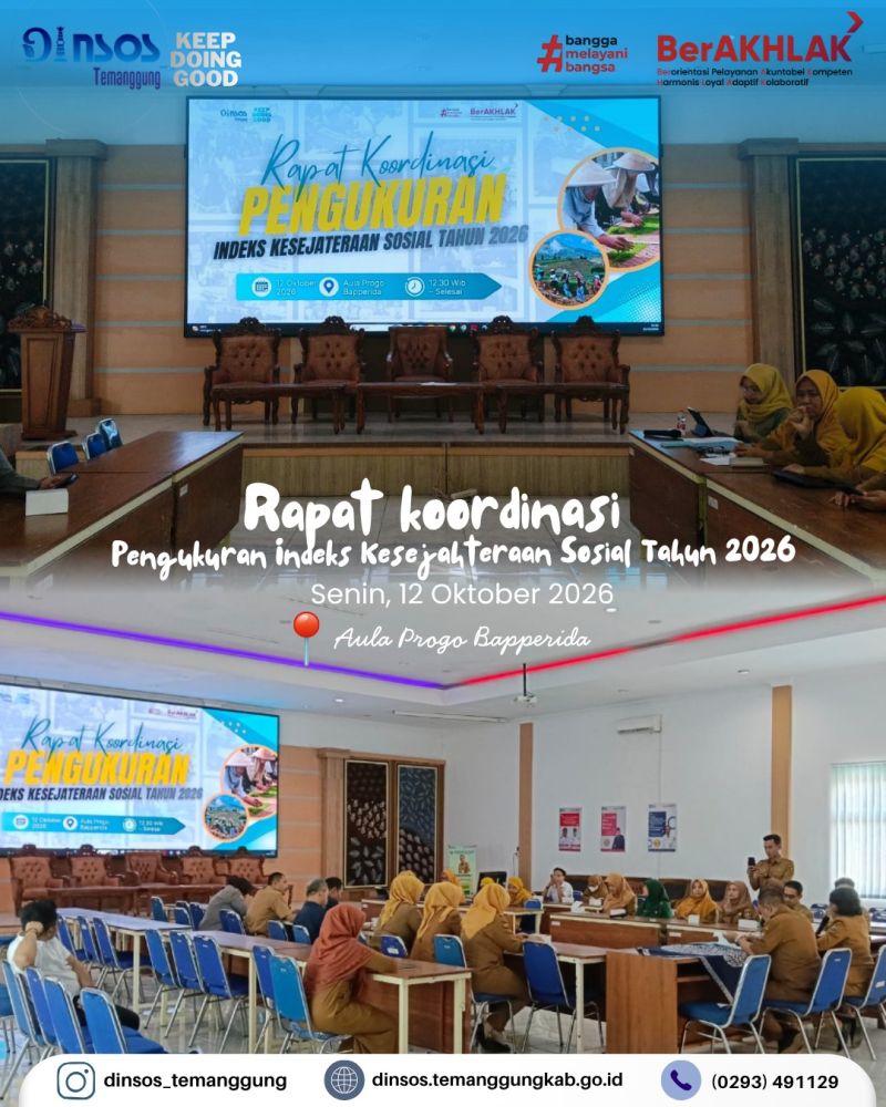 RAPAT KOORDINASI PENGUKURAN INDEKS KESEJAHTERAAN SOSIAL (IKESOS) TAHUN 2026