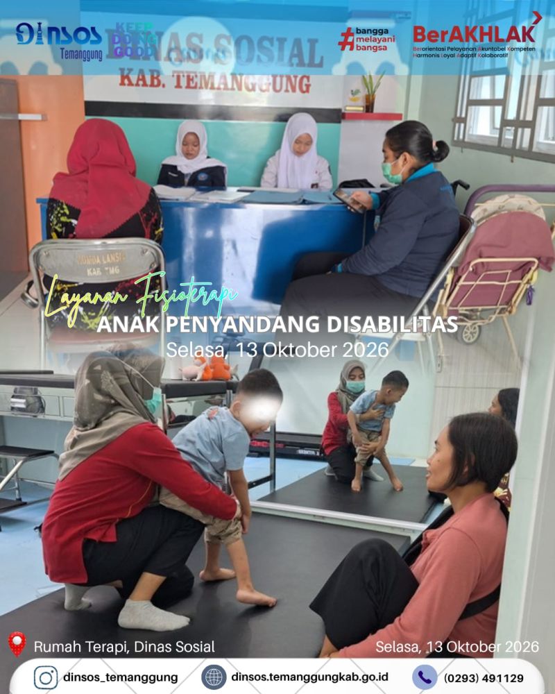 LAYANAN FISIOTERAPI BAGI ANAK PENYANDANG DISABILITAS DI RUMAH TERAPI TANDA CINTA TEMANGGUNG