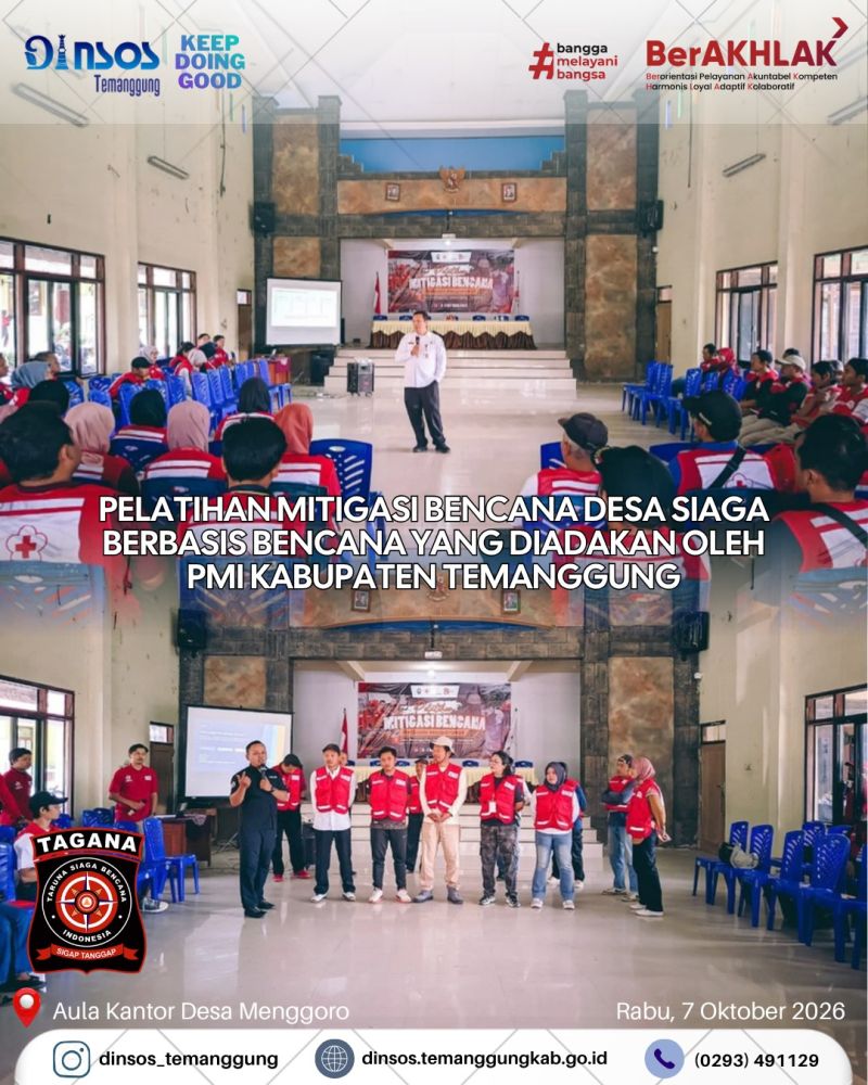 Pelatihan Mitigasi Bencana Desa Siaga Berbasis Bencana di Kecamatan Bulu