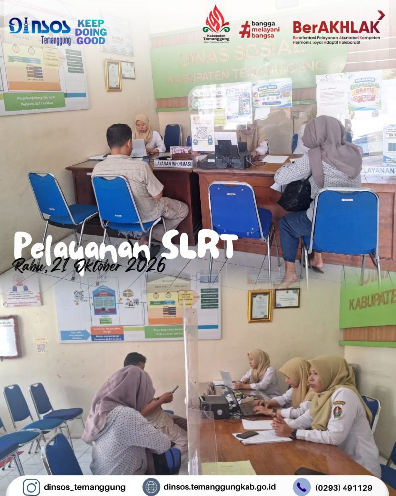 LAYANAN SLRT DINAS SOSIAL KABUPATEN TEMANGGUNG