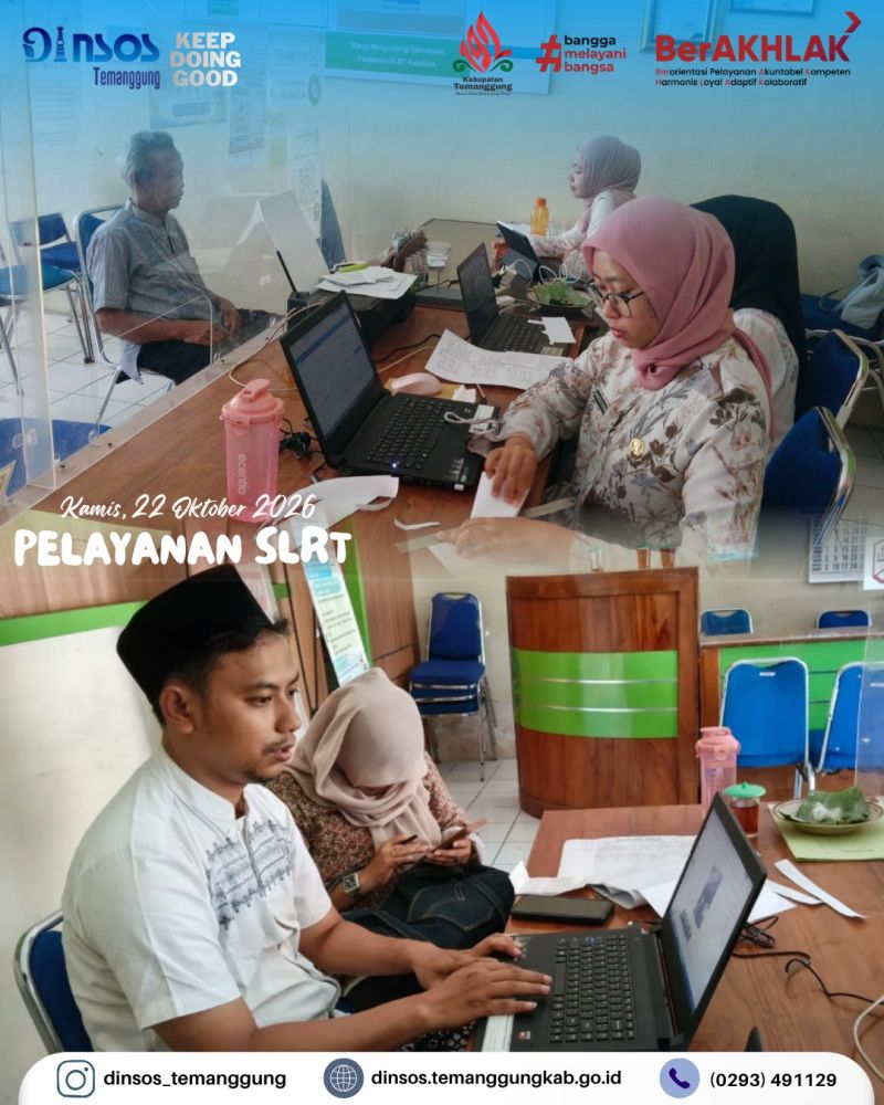 LAYANAN SLRT DINAS SOSIAL KABUPATEN TEMANGGUNG