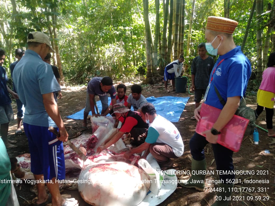 PENGAWASAN DAN PEMANTAUAN HEWAN QURBAN  KABUPATEN TEMANGGUNG TAHUN 2021