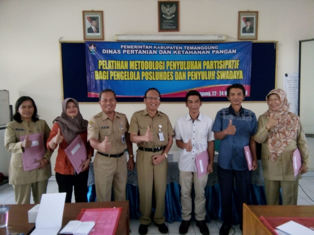  Penyerahan Hadiah Lomba Penyuluhan Bidang Pertanian Tingkat Kabupaten Temanggung Tahun 2018
