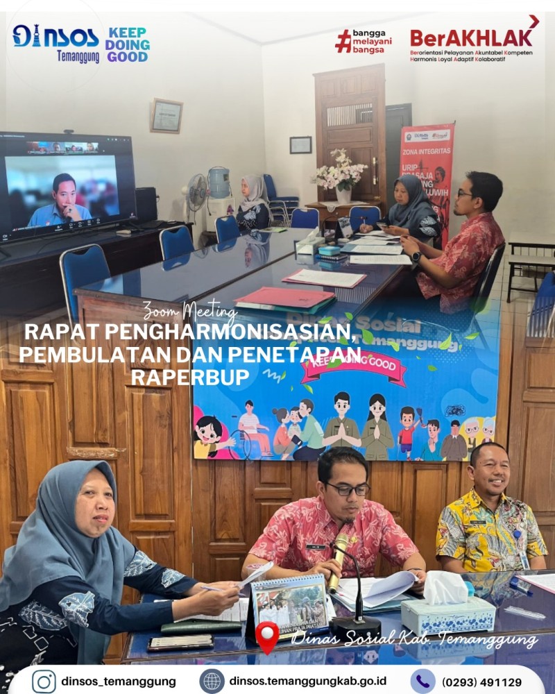 Zoom eeting Rapat Pengharmonisasian