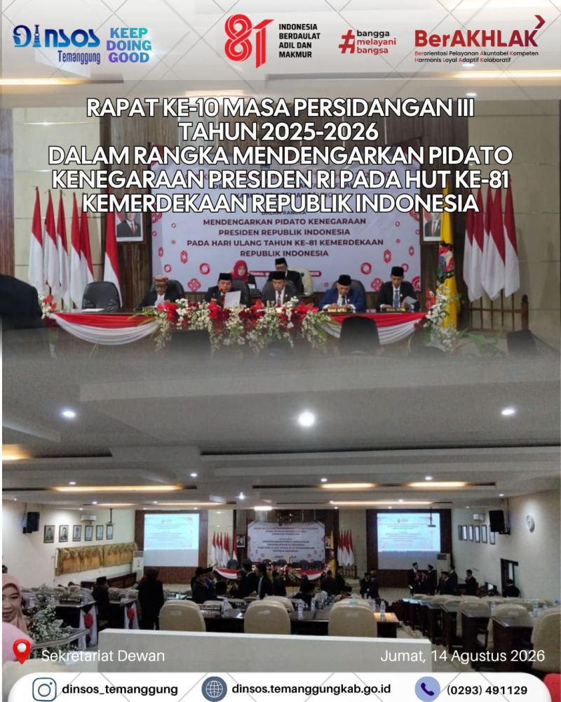 Mendengarkan Pidato Kenegaraan
