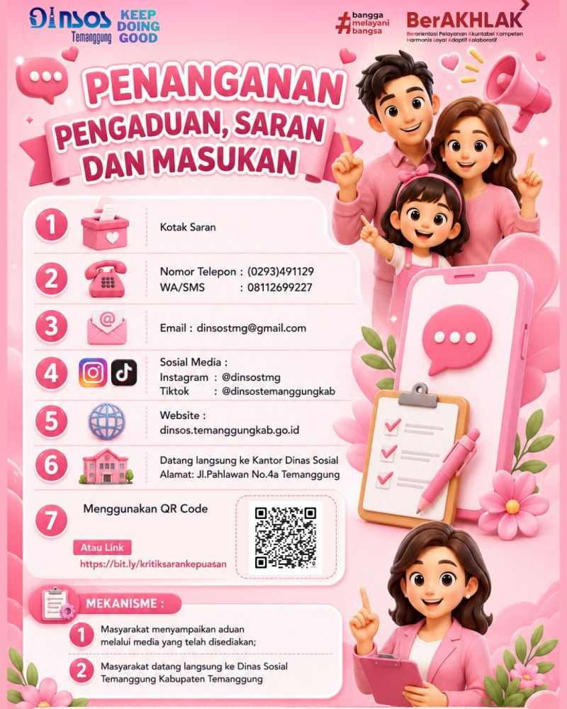 Penanganan Pengaduan, Saran dan Masukan