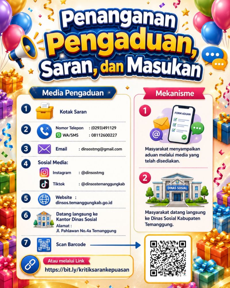 Penanganan pengaduan Saran dan Masukan